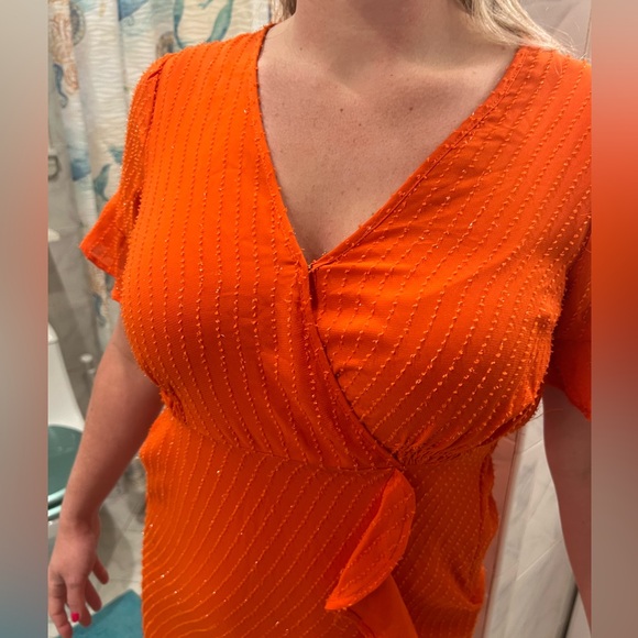 NWT Orange Michael Kors Dress - Picture 7 of 11
